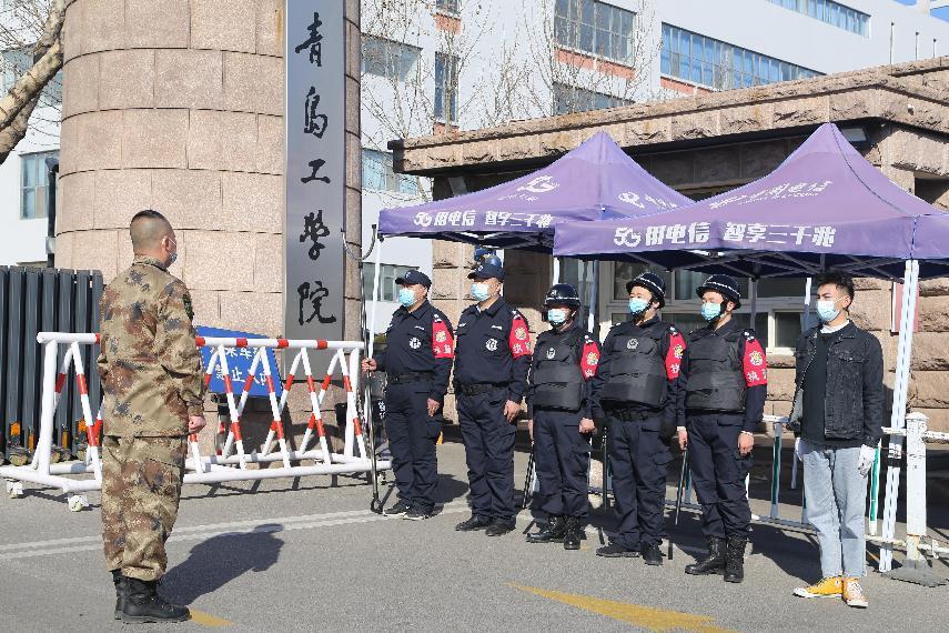 《观海新闻》提高应处能力，守护师生安全，学院开展反恐防暴演练！